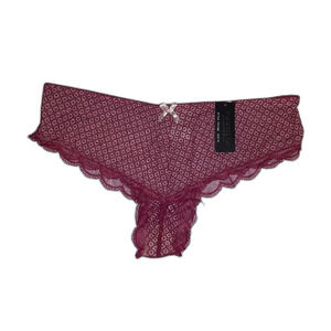 Youmita Mulberry XL Mesh Lace Bikini Panty NWT
